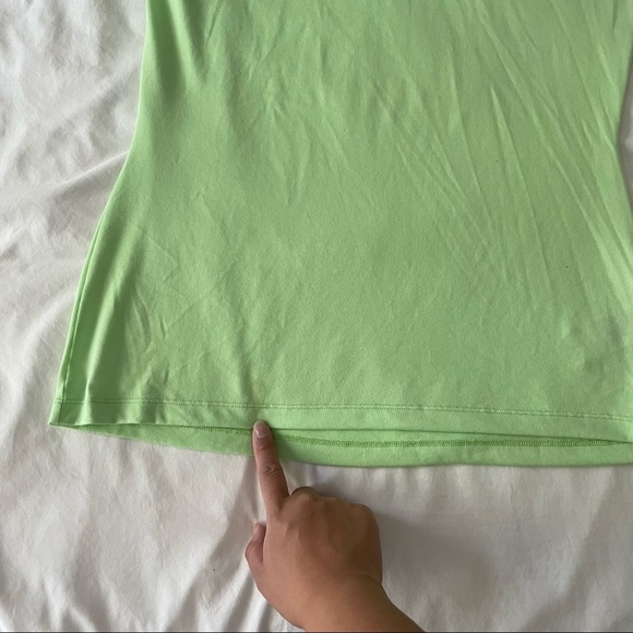 North Face Lightweight Neon Green Hoodie - Picture 6 of 7